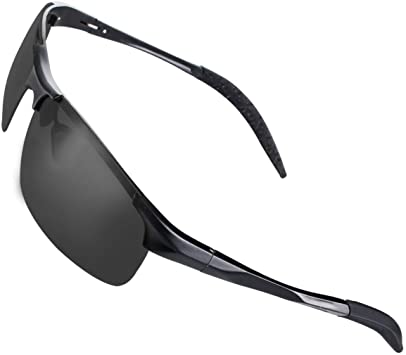 CHEREEKI Sunglasses, Polarized Sunglasses for Men Women with UV400 Protection for Driving Sports Fishing Golf