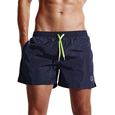 LJCCQ Men's Shorts Swim Trunks Quick Dry Beach Shorts With Pockets For Surfing Running Swimming Watershort