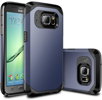 Galaxy S7 case SGMreg Premium Hybrid Dual Layer Armor Case Cover For Samsung Galaxy S7 Shock Proof Dark Blue  Black