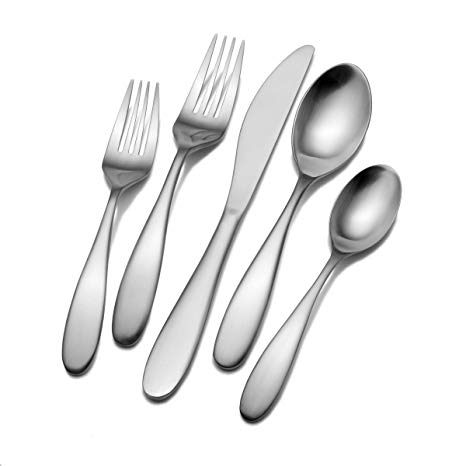 Towle Living 5070825 Alpine 42-Piece Stainless Steel Flatware Set, Service for 8