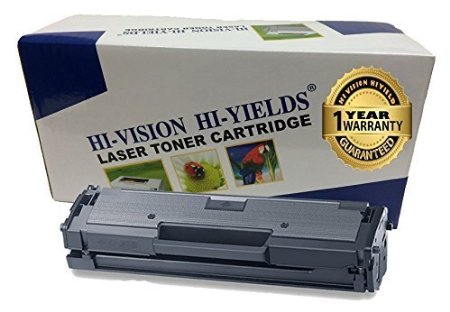 HI-VISION ® 1 Pack Compatible Samsung MLT-D111S, MLTD111S Black Toner Cartridge Replacement for Samsung SL-M2020W, SL-M2022, SL-M2022W, M2070, SL-M2070FW, SL-M2070W Printers