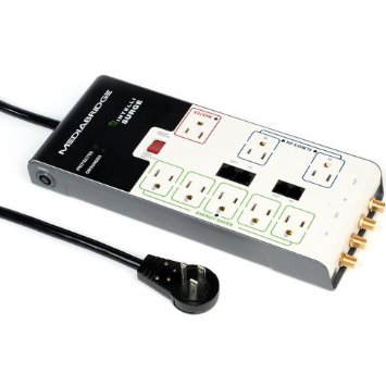 Mediabridge Surge Protector 8-Outlet - Featuring Energy Saving IntelliSurge with Auto OnOff Switch - Part IS8-251