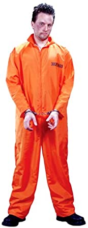 FunWorld Men's  Got Busted Penitentiary Costume