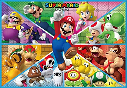 35 piece children's jigsaw puzzle exciting! Super Mario picture puzzle