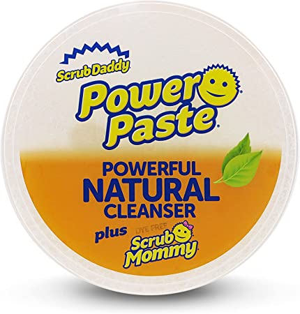 Scrub Daddy PowerPaste Cleaning Kit – Natural Cleanser   Dye Free Scrub Mommy 1 ct