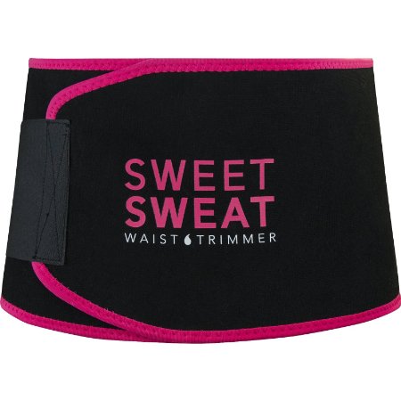 Sweet Sweat Premium Waist Trimmer for Men and Women Includes Free Sample of Sweet Sweat Workout Enhancer