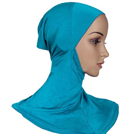 Shuohu Women's Islamic Full Cover Turban Headwrap Bonnet Hat Hijab Cap Under Scarf