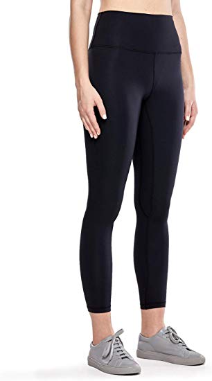 CRZ YOGA Women's Tighter Brushed Naked Feeling II High Waisted Yoga Pants Tummy Control Workout Leggings