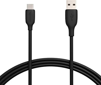 AmazonBasics USB-C 2.0 to USB-A Cable (USB-IF Certified) - 10-Foot, Black