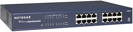 Netgear JGS516NA ProSafe JGS516 - Switch - 16 x 10/100/1000 - desktop