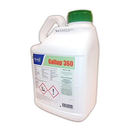 1 X 5L GALLUP 360 VERY STRONG PROFESSIONAL GLYPHOSATE WEEDKILLER