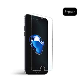 Screen Protector Compatible for iPhone 6 Plus/7 Plus/8 Plus,3-Pack,9H Hardness,Tempered Glass Screen Protector,3D Full Coverage,5.5 Inch (iPhone 6/6S/7/8 Plus)