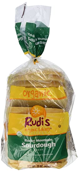 Rudi's Organic Bakery Rocky Mountain Sourdough Bread, 22 oz (Frozen)