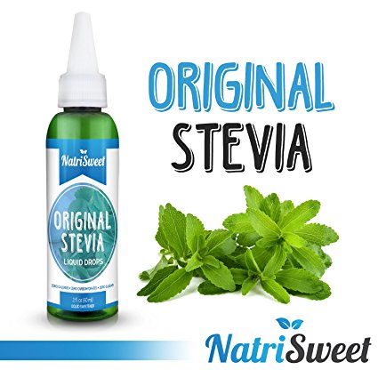All Natural Stevia Liquid Drops - No Artificial Ingredients of Any Kind - Highly Concentrated Stevia Extract Sugar Substitute (2 Oz/60 Ml)