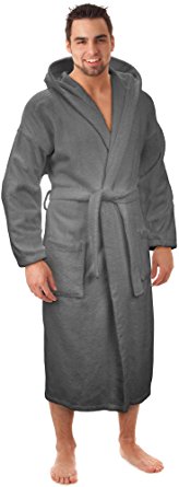 Hooded Terry Bathrobe Made in Turkey