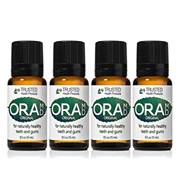 OraMD 4-pack - Dentist Recommended Worldwide 100% Pure Breath Freshener for Bad Breath Halitosis