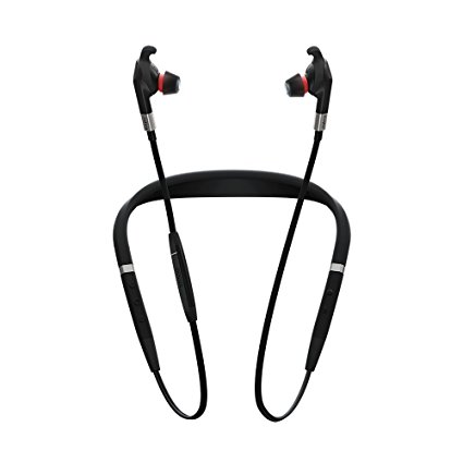 Jabra Evolve 75e UC Bluetooth In-Ear Noise-Cancelling Earbuds with Mic - Retail Packaging - Black