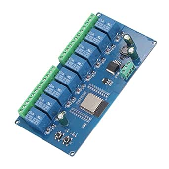 Programmable DC5-30V 8 Channel Relay Module with ESP32 WiFi BLE Development Board for Smart Home Wireless Control Secondary Development Projects