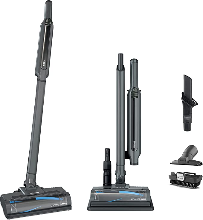 Shark WS632 WANDVAC System Ultra-Lightweight Powerful Cordless Stick Vacuum with Boost Mode, Charging Dock, Slate Grey