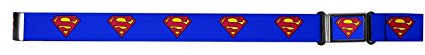 Buckle Down Kids' Magnetic Buckle DC Comics Superman Stretch Belt