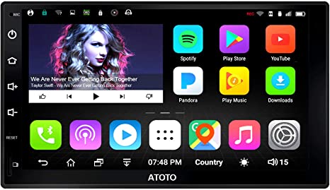 [New] ATOTO A6 Universal 2 Din Android Car Navigation Stereo with Dual Bluetooth - Standard A6Y2710S 1G/16G Car Entertainment Multimedia Radio,WiFi/BT Tethering Internet,Support 256G SD &More