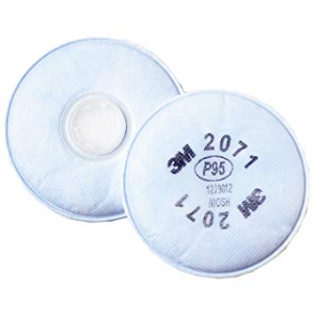 3M Particulate Filter 2071 Pack of 1 (2 filters)
