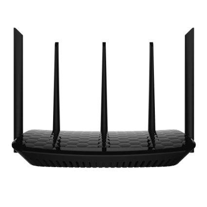 Wesoo 750Mbps Wireless Router Built in 5x5dBi Antennas Router Support By 24GHz 300Mbps5GHz 450Mbps Home Network Dual Band WI-FI Router