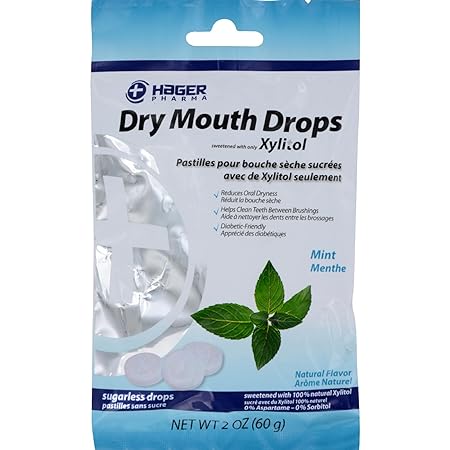 Dry Mouth Drops Mint 26 Ct
