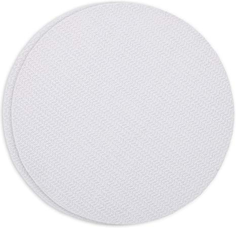 Ateco 620 Set of 2 Non-Slip Pads, Reusable, Food Safe Plastic, 12-Inch Diameter, White