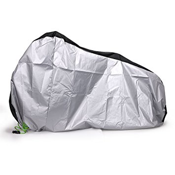 Hipiwe Bike Cover 210D Oxford Fabric Heavy Duty Bicycle Covers With Lockhole, Waterproof Outdoor Bicycle Protection for Mountain Bike, Road Bike