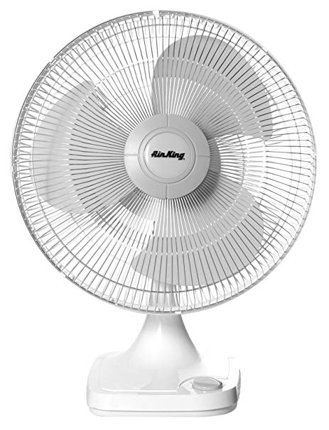Air King 9106 16-Inch 3-Speed Oscillating Table Fan
