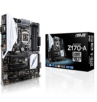 ASUS Z170-A Intel Skylake SLi/CrossFire ATX Motherboard - Black