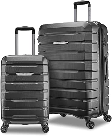 Samsonite Tech 2.0 Hardside Expandable Luggage with Spinner Wheels, 2-Piece Set (21/27), Dark Grey