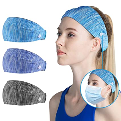 VBIGER Women Headband Criss Cross Head Wrap Hair Band Stretchy Headwraps Yoga Running Sports Hairband for Women（3 pack）