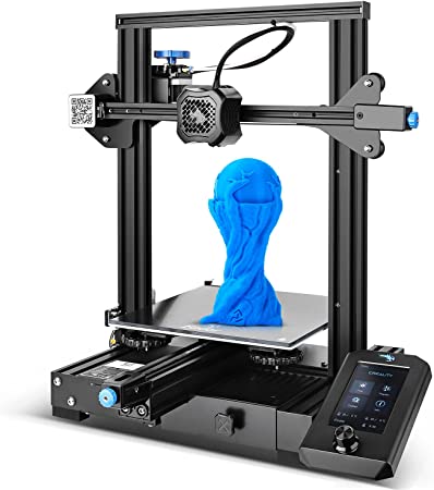 Creality Ender 3 V2 3D Printer, with Silent Motherboard, Meanwell Power Supply, Carborundum Glass Platform, 220x220x250mm Print Size