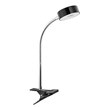 Globe Electric Architect 32" Swing-Arm Clamp-On Lamp, Black Finish