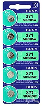 Sony Watch Battery Button Cell SR920SW 371 Pack of 10 Batteries by Sony