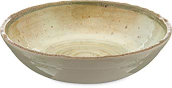 Carlisle GA5500370 Gathering Melamine Bowl, 8", Adobe (Pack of 12)