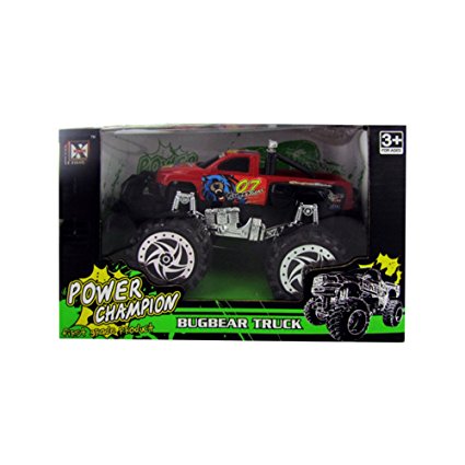 Bulk Buys Kids Toy Friction Big Wheel Super Power Pickup Truck Pack Of 3