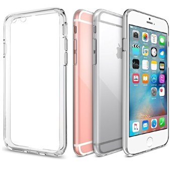 iPhone 6 Clear Case / iPhone 6S Clear Case[4.7"],Ultra Slim[0.6mm] Lightweight[0.8g] Transparent TPU Bumper Case with Dust Caps for Max Protection and Shock Absorption [100% Satisfaction Guarantee]
