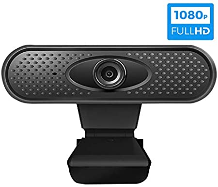 GANZTON Webcam 1080P Full HD PC Camera for PC,Laptop,Macbook,Tablet, Plug and Play USB Web Camera With Built-In Microphone for FaceTime,Live Streaming,Gaming,Calling and Conferencing 1080P