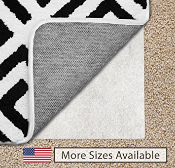 The Original Gorilla Grip (TM) Non-Slip Area Rug Pad for Carpet, Made In USA, Available in 2x3, 3x5, 5x7, 5x8, 4x6, 2x4, 2x8, 6x9, 8x10, 8x11, 9x12, Locks Rugs In Place, No Chemical Odor, (3X5)