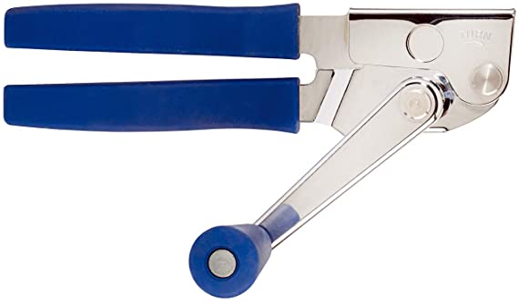 Winco CO-902 Twist & Out Chrome-Plated Can Opener 8-3/4 Inch Long, with Crank Handle