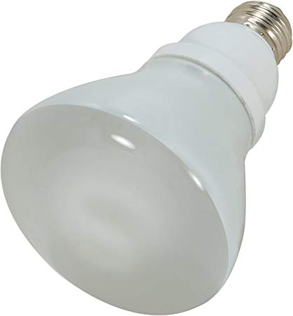 Satco S7247 15 Medium Base R30 Reflector, 2700K, 120V, Equivalent to 65-Watt Incandescent Lamp, Soft White, Warm