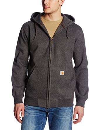 Carhartt Men's Rain Defender Paxton Heavyweight Zip-Front Hooded Sweatshirt