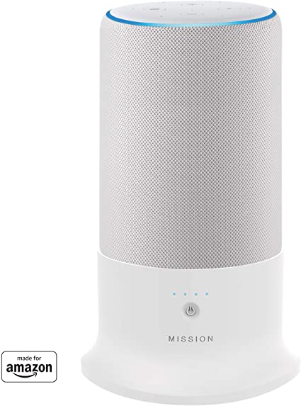 Made for Amazon Portable Battery Base for Echo (3rd Gen) and Echo Plus (2nd Gen) - White