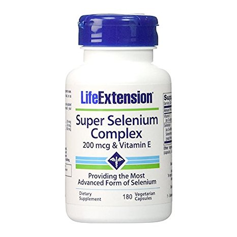 Life Extension Super Selenium Complex 200 mcg V-capsules, 180 Count