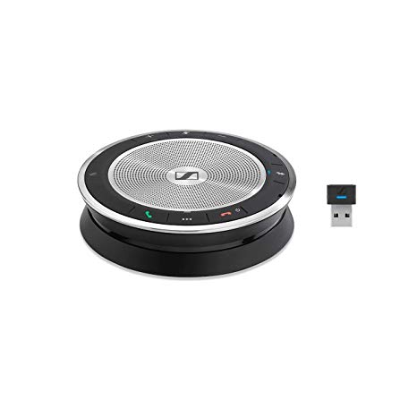 Sennheiser SP 30  (508346) Sound-Enhanced, Wired or Wireless Speakerphone | Desk, Mobile Phone & Softphone or PC Connection | Unified Communications Optimized