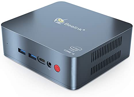 Beelink U57 Mini PC with Intel Core i5-5257u Processor(up to 3.10 GHz)&Windows 10 Pro,8G DDR3L/256G SSD High Performance Business Mini Computer,2.4G/5G Dual WiFi,BT4.2,Dual HDMI Ports