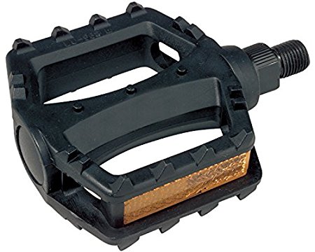 Diamondback Kid's Resin 1/2-Inch Spindle Pedals, Black